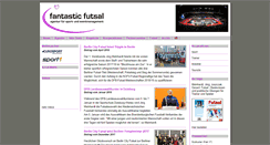 Desktop Screenshot of fantasticfutsal.com