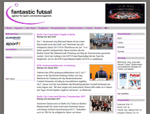 Tablet Screenshot of fantasticfutsal.com